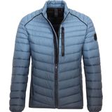 CASA MODA - Comfort Fit - Tussenjas - Blauw - Ideaal voor Onzeker Weer