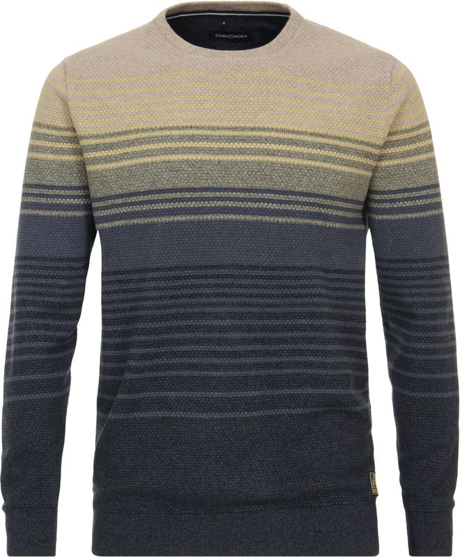 CASA MODA - Comfort Fit Pullover - Zacht Breisel - O-hals