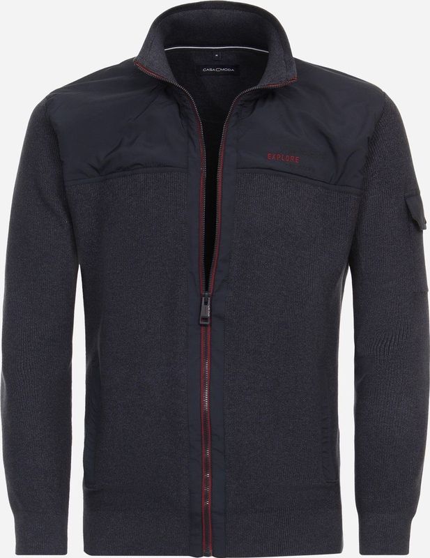 CASA MODA comfort fit vest, blauw