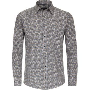 CASA MODA - Casual Fit Overhemd - Lichtblauw - Poplin - Lange Mouwen