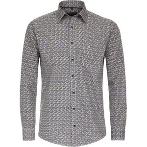 CASA MODA - Casual Fit Overhemd - Lichtblauw - Poplin - Lange Mouwen