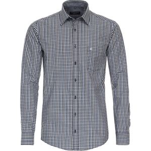 CASA MODA - Casual Fit Overhemd - Chambray - Lichtblauw - Lange Mouwen