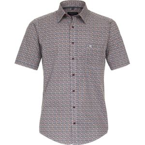 CASA MODA - Sport Casual Fit - Overhemd - Oranje - Korte Mouw - Popeline