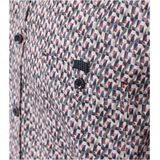 CASA MODA - Sport Casual Fit - Overhemd - Antraciet Dessin - Popeline