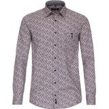 CASA MODA - Sport Casual Fit - Overhemd - Antraciet Dessin - Popeline