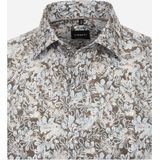VENTI - Overhemd - Bruin Dessin - Modern Fit - Popeline