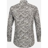 VENTI - Overhemd - Bruin Dessin - Modern Fit - Popeline