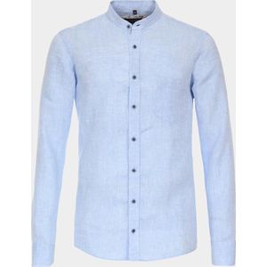 Casamoda Casual hemd lange mouw Blauw Stehbund Casual Short 444203000/100