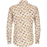 VENTI - Overhemd - Oranje - Modern Fit - Popeline