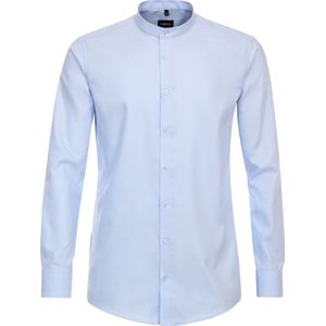 VENTI - Oxford - Overhemd - Blauw - Strijkvrij - Boordmaat 42