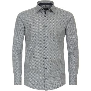 VENTI - Overhemd - Groen - Modern Fit - Strijkvrij - Mouwlengte 72 cm - Kraag 41