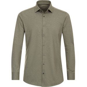 VENTI - Heren Overhemd - Langere Mouwen - Jersey - Strijkvrij - Zacht