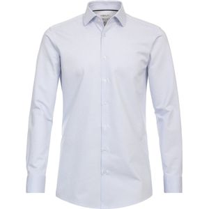 VENTI modern fit overhemd, jersey, blauw