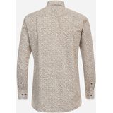 CASA MODA - Multicolor Fantasie - Overhemd - Oranje - Strijkvriendelijk