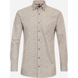 CASA MODA - Comfort Fit - Overhemd - Oranje - Popeline