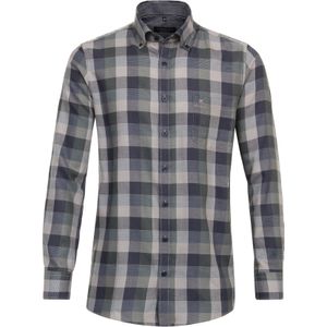 CASA MODA - Sport Comfort Fit - Overhemd - Groen Geruit