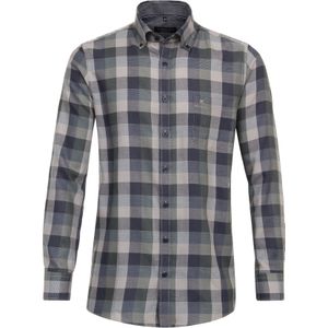 CASA MODA - Sport Comfort Fit - Overhemd - Groen Geruit