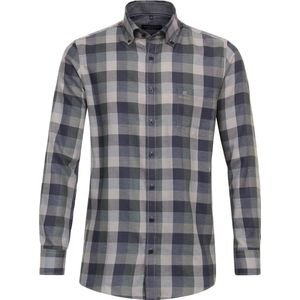 CASA MODA - Sport Comfort Fit - Overhemd - Groen Geruit