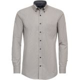 CASA MODA Sport comfort fit overhemd, popeline, geel dessin