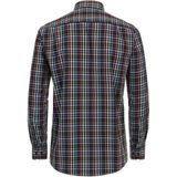 CASA MODA - Sport Comfort Fit Overhemd - Rood Geruit - Strijkvriendelijk