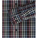 CASA MODA - Sport Comfort Fit Overhemd - Rood Geruit - Strijkvriendelijk