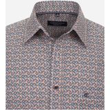 CASA MODA - Sport Comfort Fit - Overhemd - Oranje - Korte Mouw - Popeline