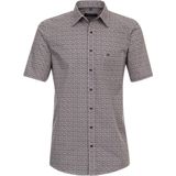 CASA MODA - Sport Comfort Fit - Overhemd - Oranje - Korte Mouw - Popeline