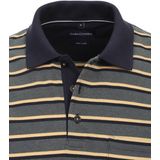 Casa Moda Poloshirt Strepen Groen - Heren