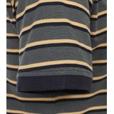 Casa Moda Poloshirt Strepen Groen - Heren