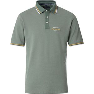 Casa Moda Poloshirt Logo Groen - Heren