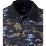 Casa Moda Poloshirt Print Navy - Heren