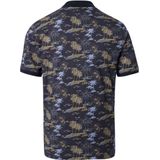 Casa Moda Poloshirt Print Navy - Heren