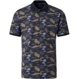 Casa Moda Poloshirt Print Navy - Heren