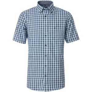 CASA MODA - Casual Overhemd - Korte Mouwen - Chambray - Comfort Fit