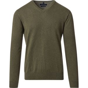 Casa Moda Pullover Olijfgroen - Heren - Pullovers