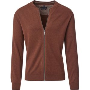 Casa Moda Strickjacke Zip Brique - Größe L