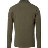 Casa Moda Poloshirt lange mouw turquoise, Motief