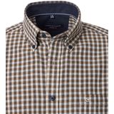 CASA MODA Sport casual fit overhemd, twill, blauw geruit