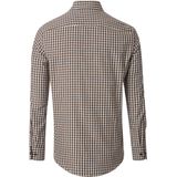 CASA MODA Sport casual fit overhemd, twill, blauw geruit