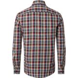 CASA MODA Sport casual fit overhemd, twill, blauw, groen, donkerrood en wit geruit