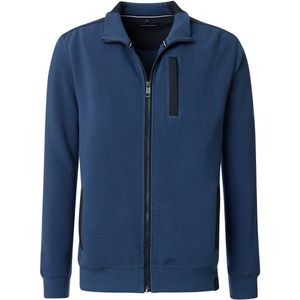 Casa Moda - Sweatjacket - Blauw - Effen