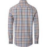 CASA MODA Overhemd - Multicolor Geruit - 100% Katoen - Button Down Kraag