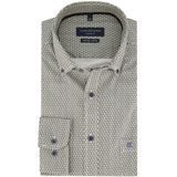 CASA MODA - Sport Casual Fit - Overhemd - Blauw Geruit - Strijkvriendelijk