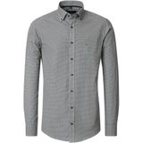 CASA MODA - Sport Casual Fit - Overhemd - Blauw Geruit - Strijkvriendelijk