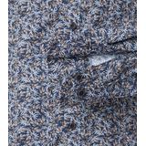 CASA MODA - Sport Casual Fit Overhemd - Blauw met Beige Dessin - Strijkvriendelijk