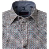 CASA MODA - Casual Fit Overhemd - Blauw - Poplin - Lange Mouwen