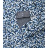 CASA MODA Sport casual fit overhemd, twill, blauw met wit dessin