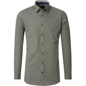 Venti Overhemd groen, Faux-uni