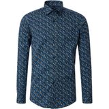 CASA MODA - Multicolor Fantasie - Overhemd - 100% Katoen - Lange Mouwen