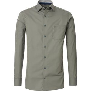 CASA MODA - Modern Fit - Overhemd - Groen - Strijkvriendelijk